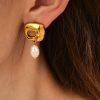 PEARL STATEMENT EARRING