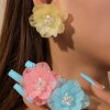 FLORAL ACRYLIC EARRINGS